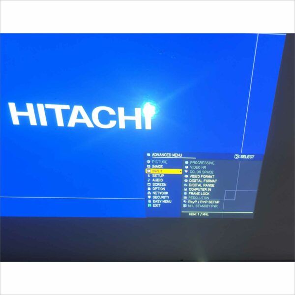 Hitachi CP-WU5500 LCD HDMI Projector Lamp hours 4K