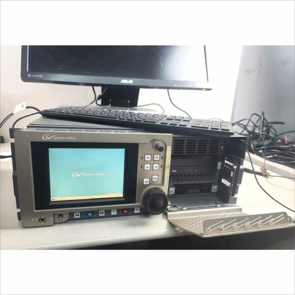 Grass Valley 4-Channel Composite and SDI Server M222D Touchscreen SN#GV023858 PN#650435800