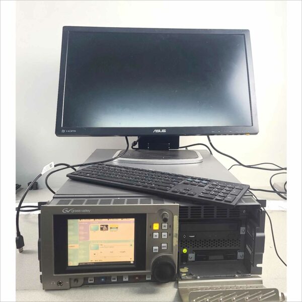 Grass Valley 4-Channel Composite and SDI Server M222D Touchscreen SN#GV023858 PN#650435800