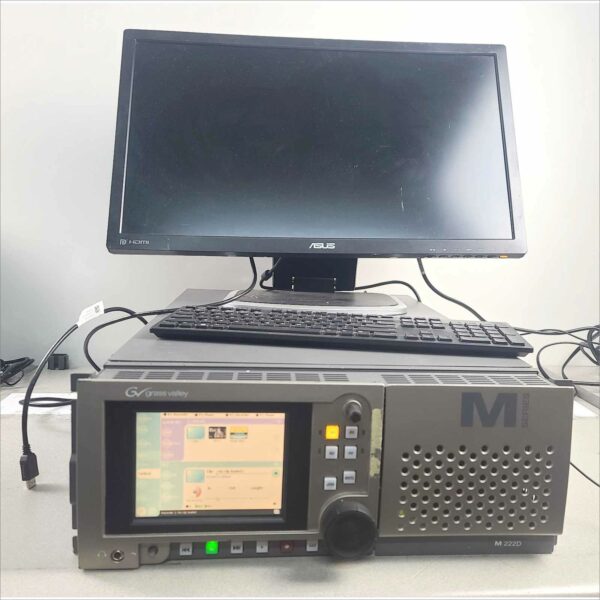 Grass Valley 4-Channel Composite and SDI Server M222D Touchscreen SN#GV023858 PN#650435800