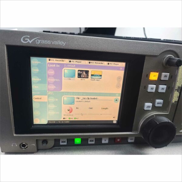 Grass Valley 4-Channel Composite and SDI Server M222D Touchscreen SN#GV023858 PN#650435800