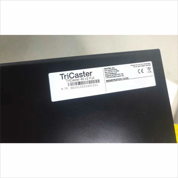 NewTek Tricaster 40 v2 Full TCXD40 w/ TC40 Mini Control Surface