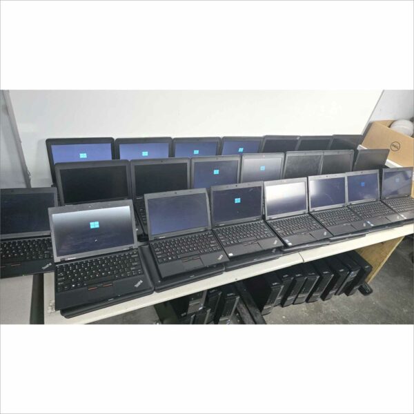 lot of 140x Lenovo laptops E550, E440, E530c, X140e, X120e, T430, T440, E531 8/4GB RAM 500/128GB HDD windows 11