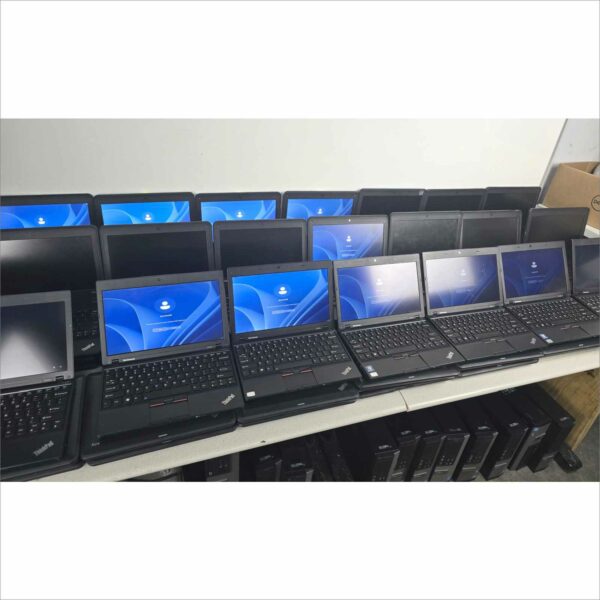 lot of 140x Lenovo laptops E550, E440, E530c, X140e, X120e, T430, T440, E531 8/4GB RAM 500/128GB HDD windows 11