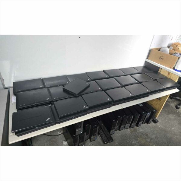 lot of 140x Lenovo laptops E550, E440, E530c, X140e, X120e, T430, T440, E531 8/4GB RAM 500/128GB HDD windows 11