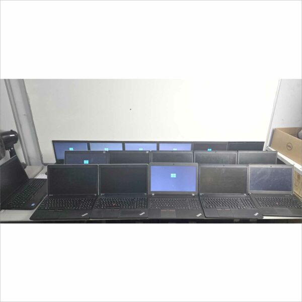 lot of 140x Lenovo laptops E550, E440, E530c, X140e, X120e, T430, T440, E531 8/4GB RAM 500/128GB HDD windows 11