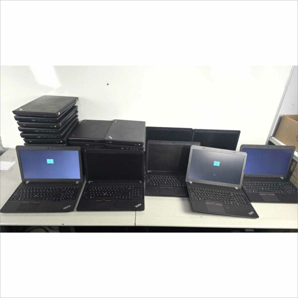 lot of 140x Lenovo laptops E550, E440, E530c, X140e, X120e, T430, T440, E531 8/4GB RAM 500/128GB HDD windows 11