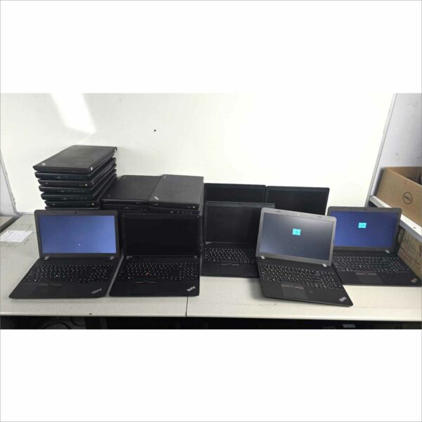 lot of 140x Lenovo laptops E550, E440, E530c, X140e, X120e, T430, T440, E531 8/4GB RAM 500/128GB HDD windows 11