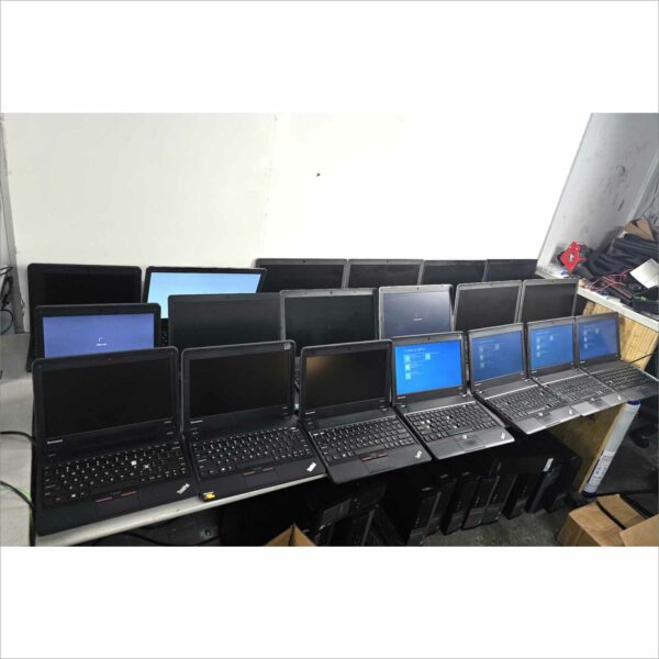 lot of 140x Lenovo laptops E550, E440, E530c, X140e, X120e, T430, T440, E531 8/4GB RAM 500/128GB HDD windows 11