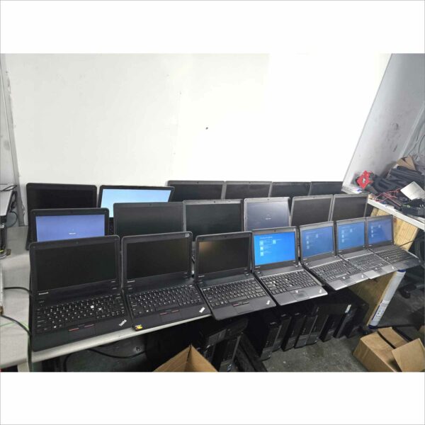 lot of 140x Lenovo laptops E550, E440, E530c, X140e, X120e, T430, T440, E531 8/4GB RAM 500/128GB HDD windows 11