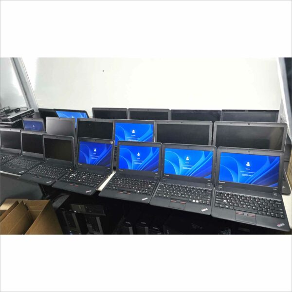 lot of 140x Lenovo laptops E550, E440, E530c, X140e, X120e, T430, T440, E531 8/4GB RAM 500/128GB HDD windows 11