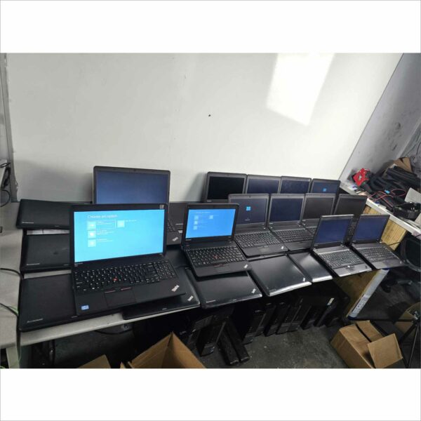 lot of 140x Lenovo laptops E550, E440, E530c, X140e, X120e, T430, T440, E531 8/4GB RAM 500/128GB HDD windows 11