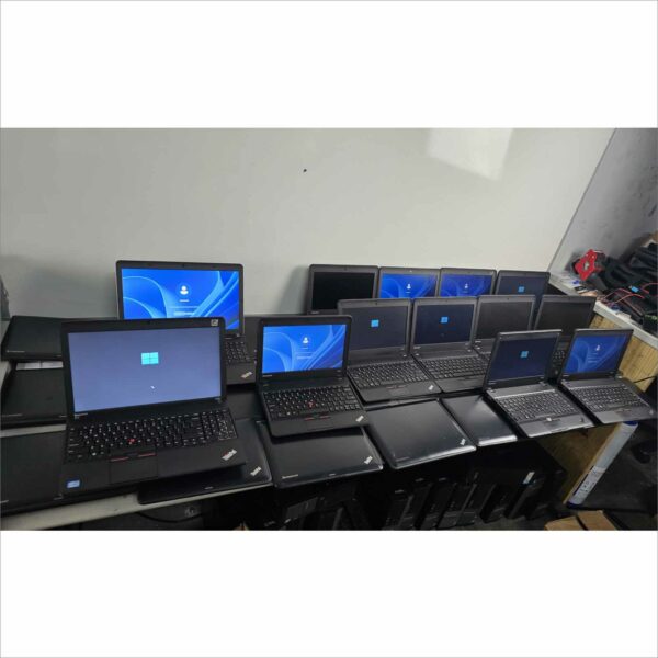lot of 140x Lenovo laptops E550, E440, E530c, X140e, X120e, T430, T440, E531 8/4GB RAM 500/128GB HDD windows 11