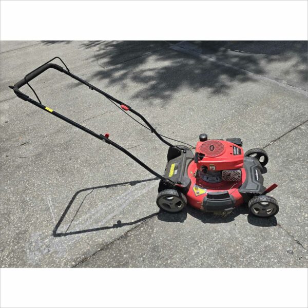 PowerSmart Gas Push Lawn Mower Powered 21-inch 3-in-1 with 144cc Engine 6-position Height Adjustment