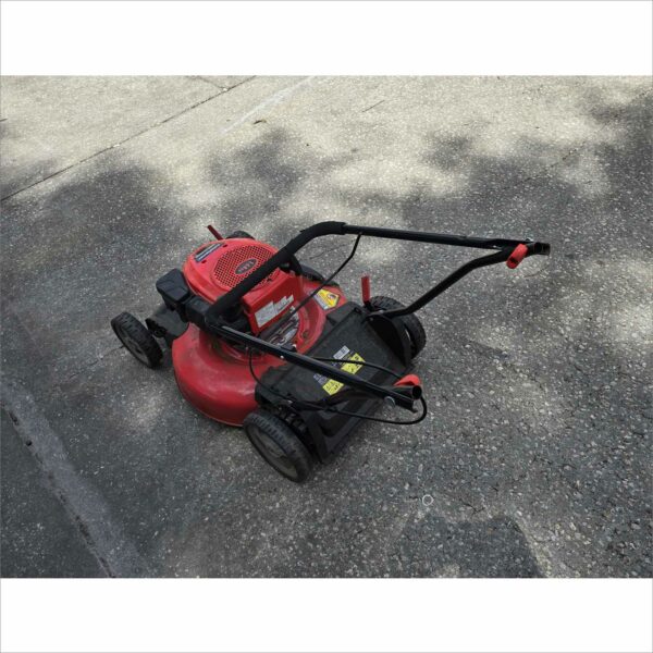 PowerSmart Gas Push Lawn Mower Powered 21-inch 3-in-1 with 144cc Engine 6-position Height Adjustment