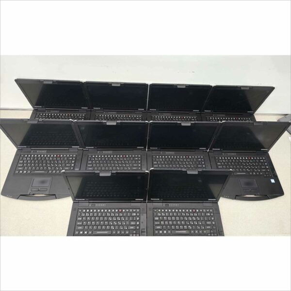 lot of 10x Panasonic Toughbook CF-54 MK3 i5-7300U 8GB 256GB SSD Webcam FHD Win11 TouchScreen - G1