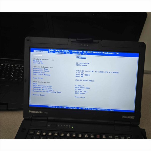 lot of 10x Panasonic Toughbook CF-54 MK3 i5-7300U 8GB 256GB SSD Webcam FHD Win11 TouchScreen - G1