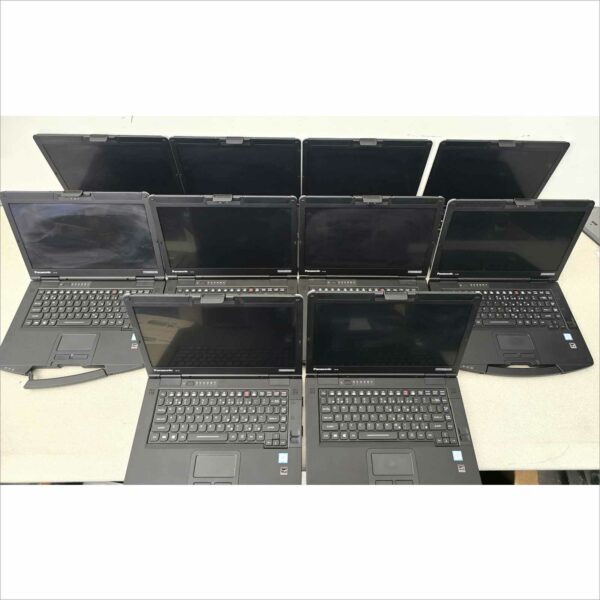 lot of 10x Panasonic Toughbook CF-54 MK3 i5-7300U 8GB 256GB SSD Webcam FHD Win11 TouchScreen - G2