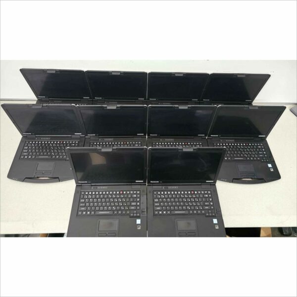 lot of 10x Panasonic Toughbook CF-54 MK3 i5-7300U 8GB 256GB SSD Webcam FHD Win11 TouchScreen - G3