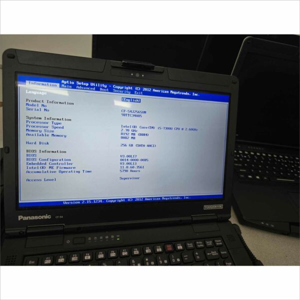 lot of 10x Panasonic Toughbook CF-54 MK3 i5-7300U 8GB 256GB SSD Webcam FHD Win11 TouchScreen - G3