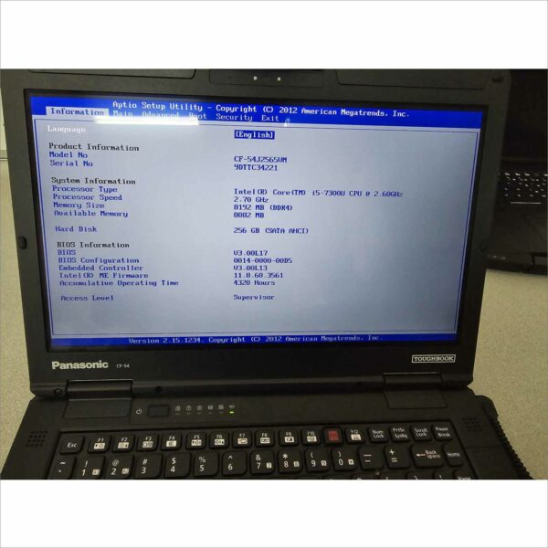 lot of 10x Panasonic Toughbook CF-54 MK3 i5-7300U 8GB 256GB SSD Webcam FHD Win11 TouchScreen - G3