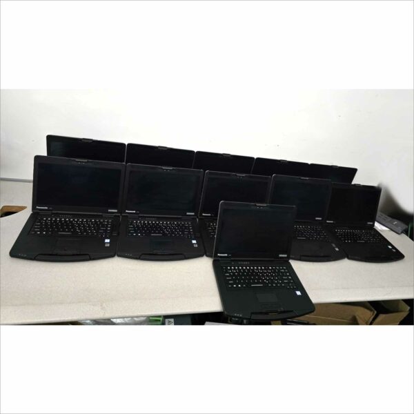lot of 11x Panasonic Toughbook CF-54 I5-6300U 8GB 512GB Webcam HD Win11 - G4