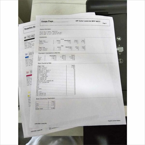 HP Color LaserJet Enterprise Flow M577 Printer