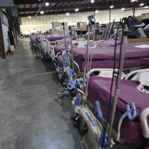 Lot of 31 Hillrom TotalCare Sport P1900 Hospital Beds – Used
