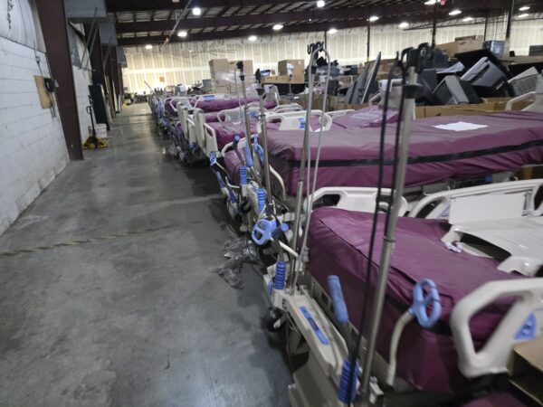 Lot of 31 Hillrom TotalCare Sport P1900 Hospital Beds – Used