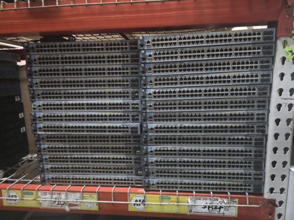 Huge Lot – 209+ Tested & Working Enterprise Network Devices – HP, Cisco, Netgear, AeroHive & More