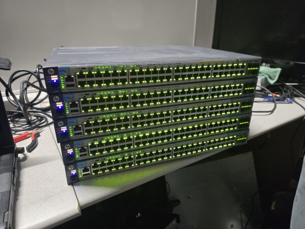 Huge Lot – 209+ Tested & Working Enterprise Network Devices – HP, Cisco, Netgear, AeroHive & More