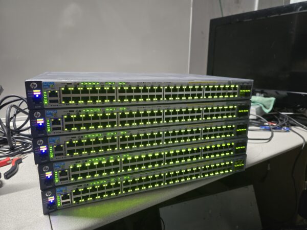 Huge Lot – 209+ Tested & Working Enterprise Network Devices – HP, Cisco, Netgear, AeroHive & More