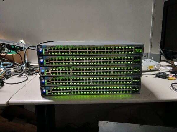 Huge Lot – 209+ Tested & Working Enterprise Network Devices – HP, Cisco, Netgear, AeroHive & More