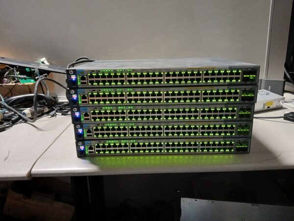 Huge Lot – 209+ Tested & Working Enterprise Network Devices – HP, Cisco, Netgear, AeroHive & More