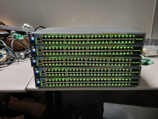Huge Lot – 209+ Tested & Working Enterprise Network Devices – HP, Cisco, Netgear, AeroHive & More