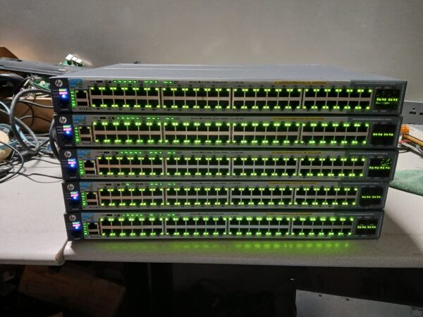 Huge Lot – 209+ Tested & Working Enterprise Network Devices – HP, Cisco, Netgear, AeroHive & More
