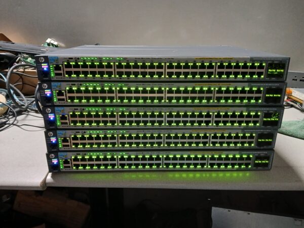 Huge Lot – 209+ Tested & Working Enterprise Network Devices – HP, Cisco, Netgear, AeroHive & More