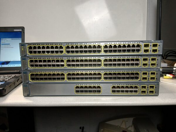Huge Lot – 209+ Tested & Working Enterprise Network Devices – HP, Cisco, Netgear, AeroHive & More
