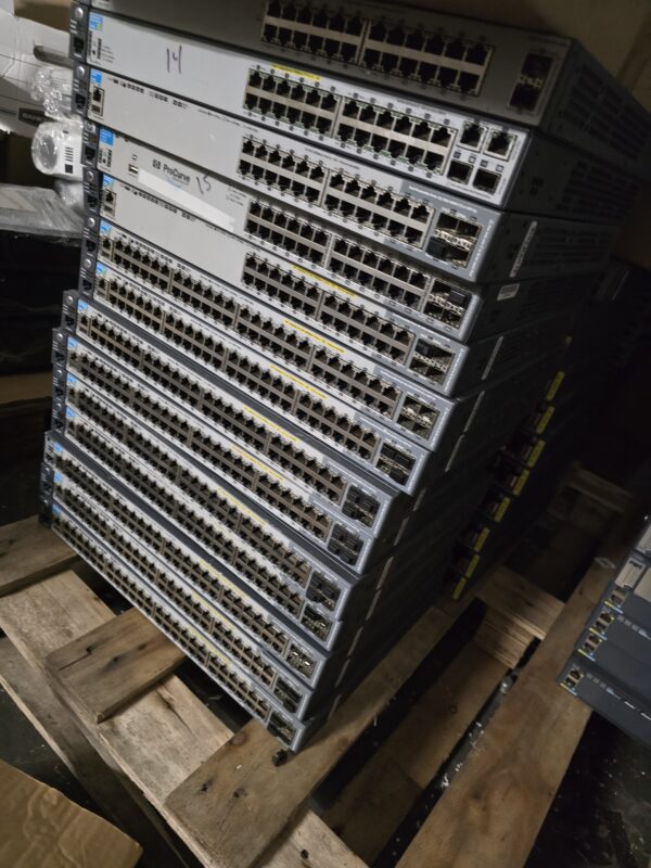 Huge Lot – 209+ Tested & Working Enterprise Network Devices – HP, Cisco, Netgear, AeroHive & More