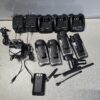 Lot of Harris / MACOM Radios with Microphones – AS-IS