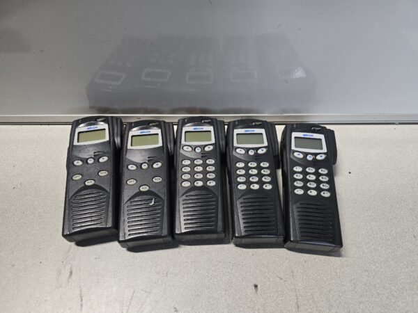 Lot of Harris / MACOM Radios with Microphones – AS-IS