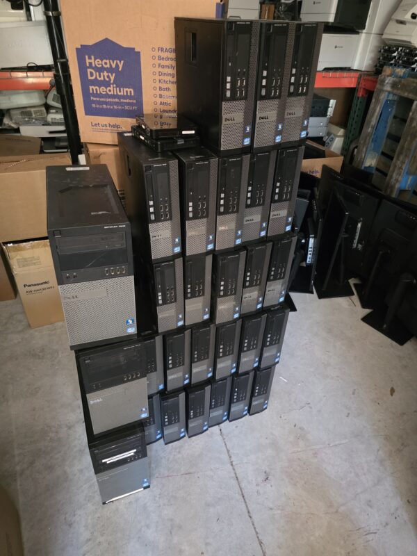 large lot of Cell Phones, AIO, Desktops, Monitors, Printer Over 400+ Items
