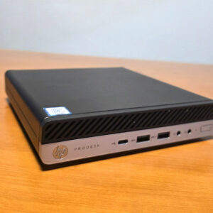 HP ProDesk 600 / 800 G5 Desktop Mini | Intel i7-9700T 2.00GHz | 4GB RAM | 256GB SSD NVMe | Wi-Fi | Bluetooth | Windows 11 Pro