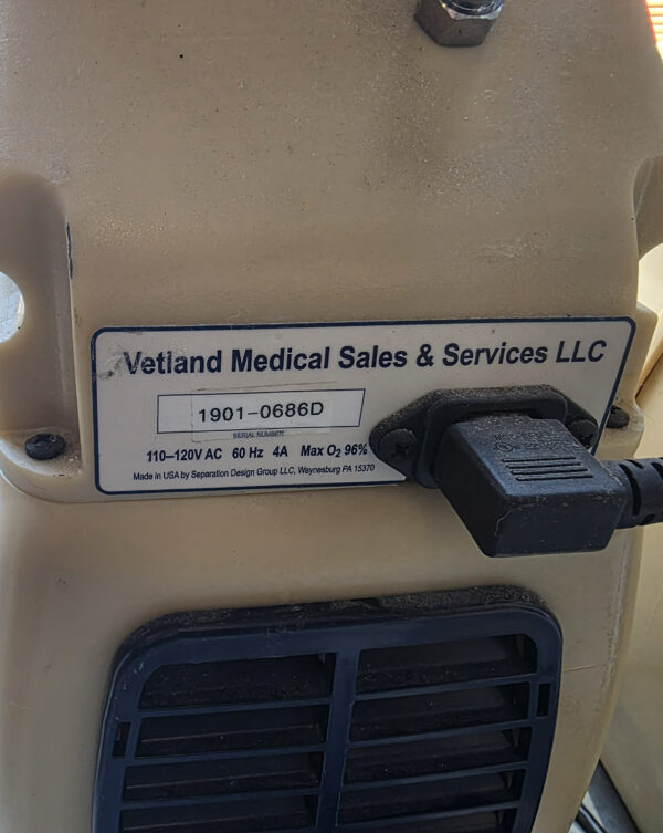 Lot of 2x Vetland E2 Veterinary Anesthesia Systems – Power On Tested – AS-IS