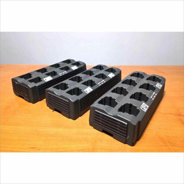 lot of 3x Watchguard Vista 8 Bay Charging & Transfer Station Base VTS1-017203
