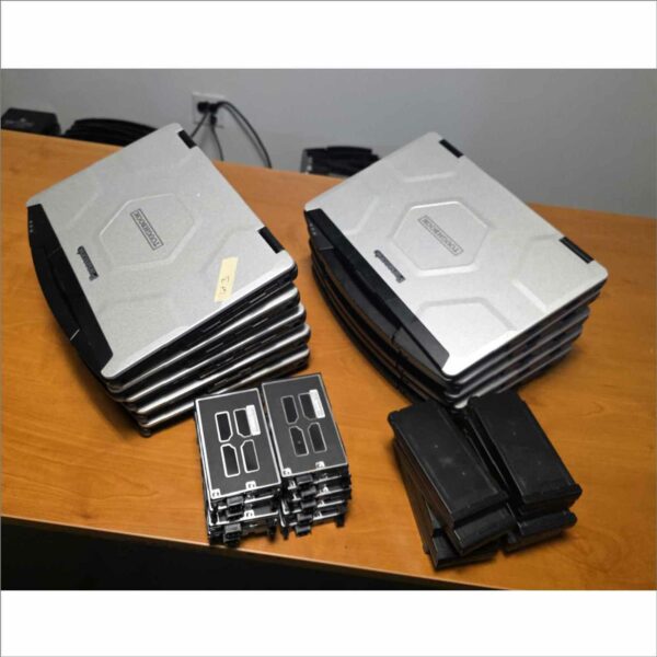 lot of 10x Panasonic CF-54 Toughbook 14" Semi-rugged Laptop i5 6th With Serial Port #3