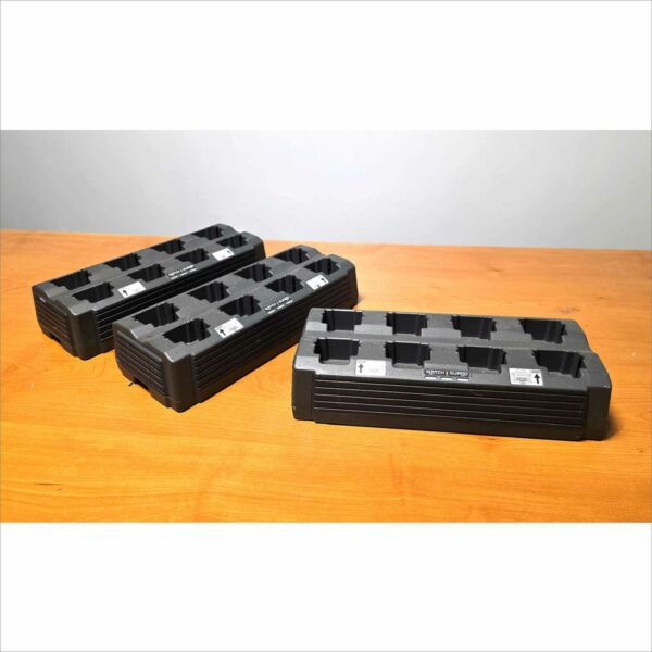 lot of 3x Watchguard Vista 8 Bay Charging & Transfer Station Base VTS1-017203