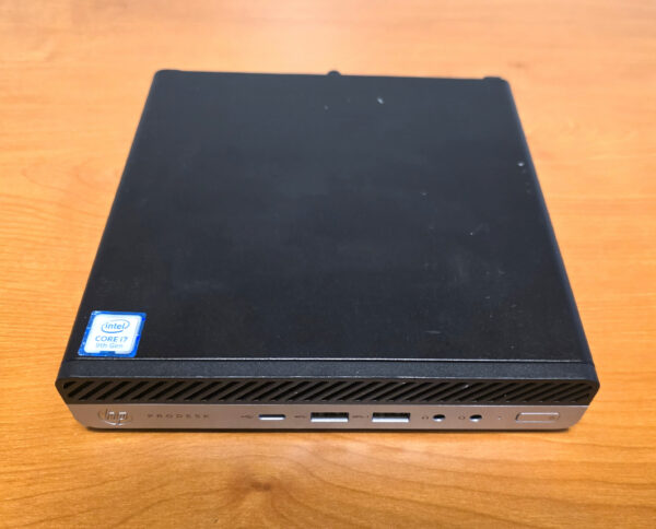HP ProDesk 600 / 800 G5 Desktop Mini | Intel i7-9700T 2.00GHz | 4GB RAM | 256GB SSD NVMe | Wi-Fi | Bluetooth | Windows 11 Pro