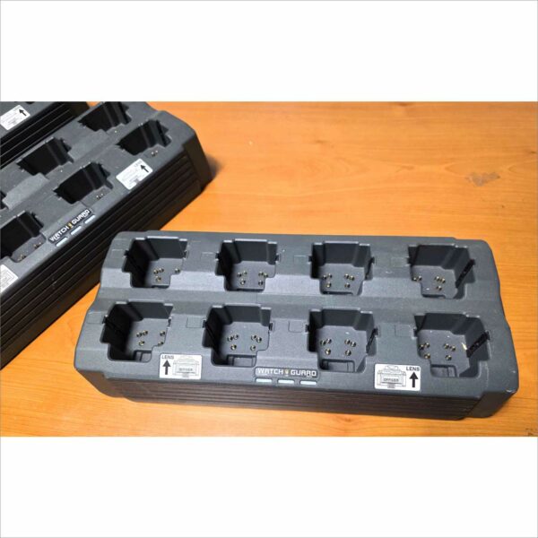 lot of 3x Watchguard Vista 8 Bay Charging & Transfer Station Base VTS1-017203