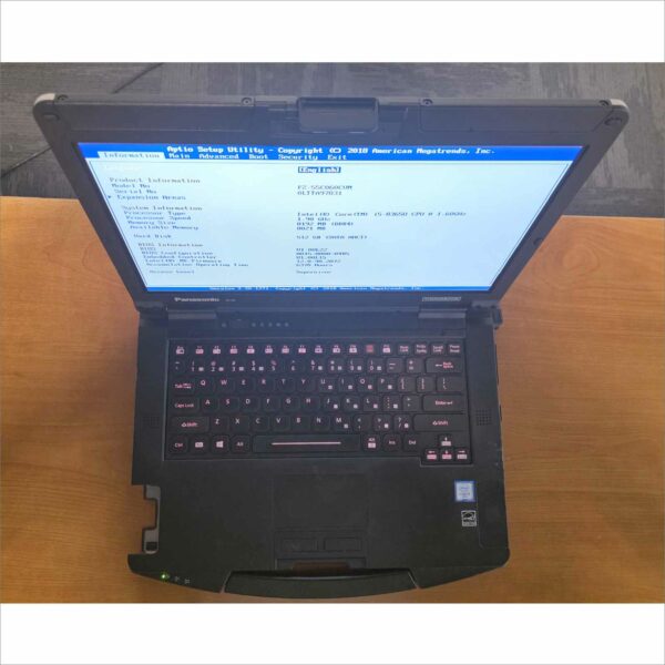 Panasonic Toughbook FZ-55 Core i5 FHD 8GB 512GB LTE GPS Win11 #0LTTA97831